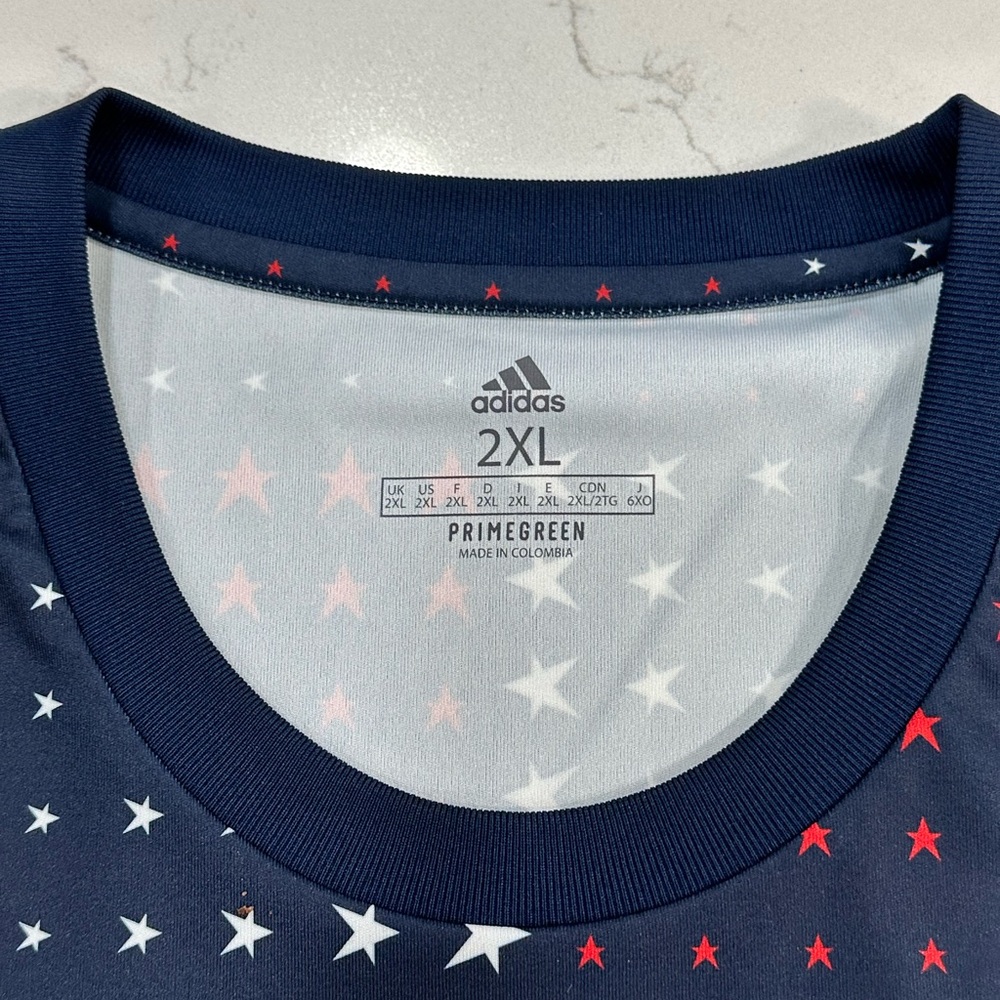 adidas Charlotte FC “Independence Day” warm up soccer jersey - Picture 3 of 5